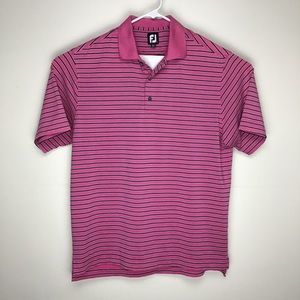 FJ FootJoy mens short sleeve golf polo shirt L